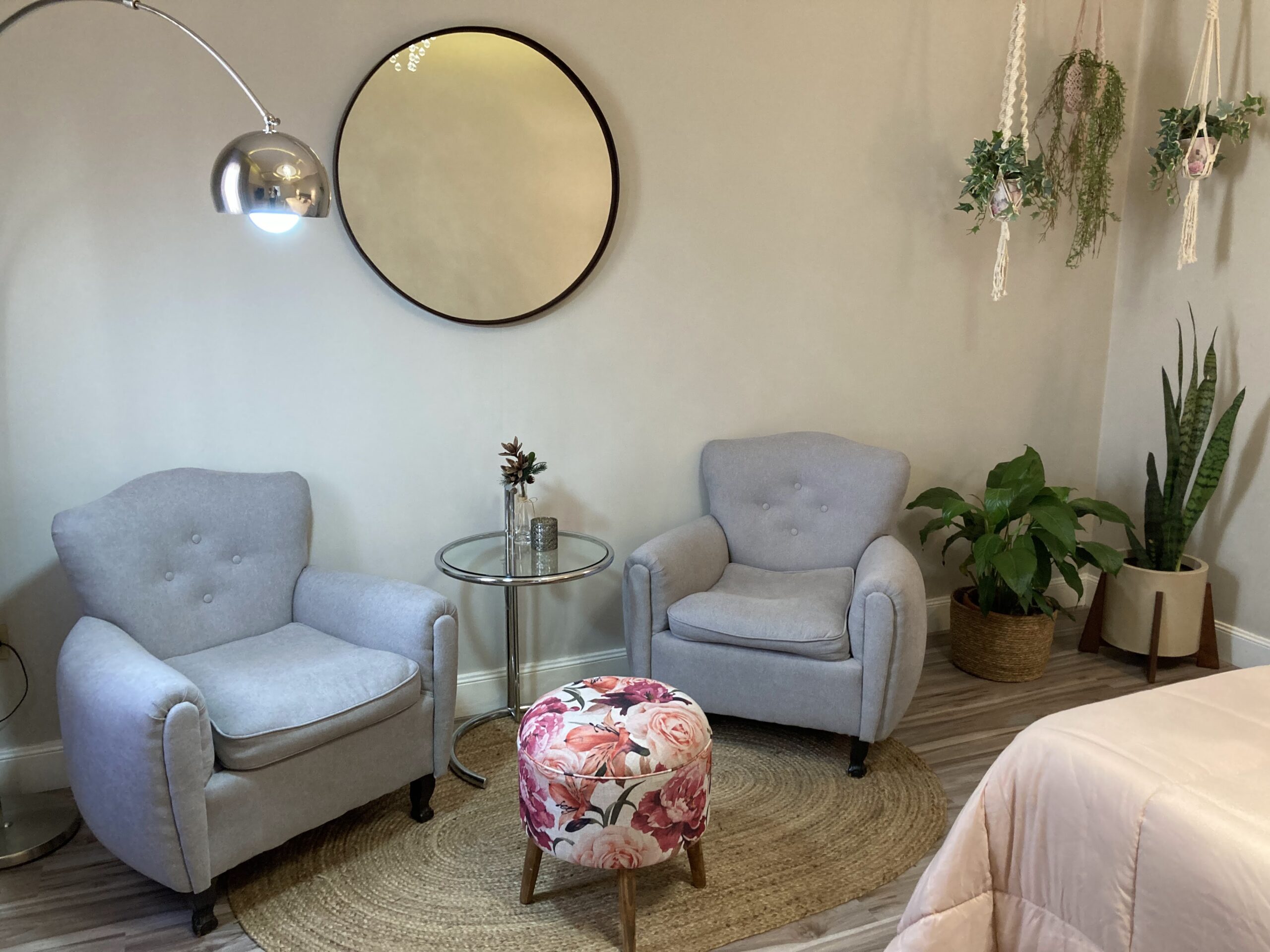 interior design bedroom, sofas