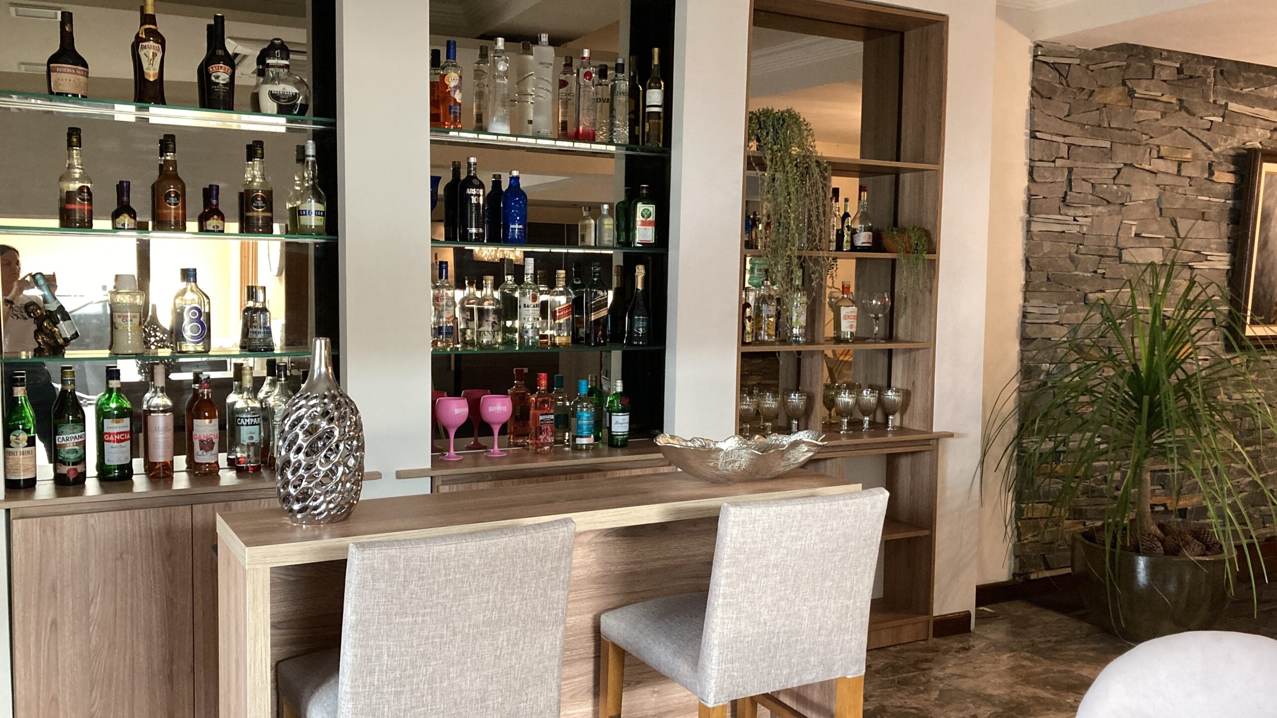 interior design, inside bar in a house