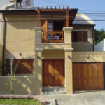 exterior of a house, front door