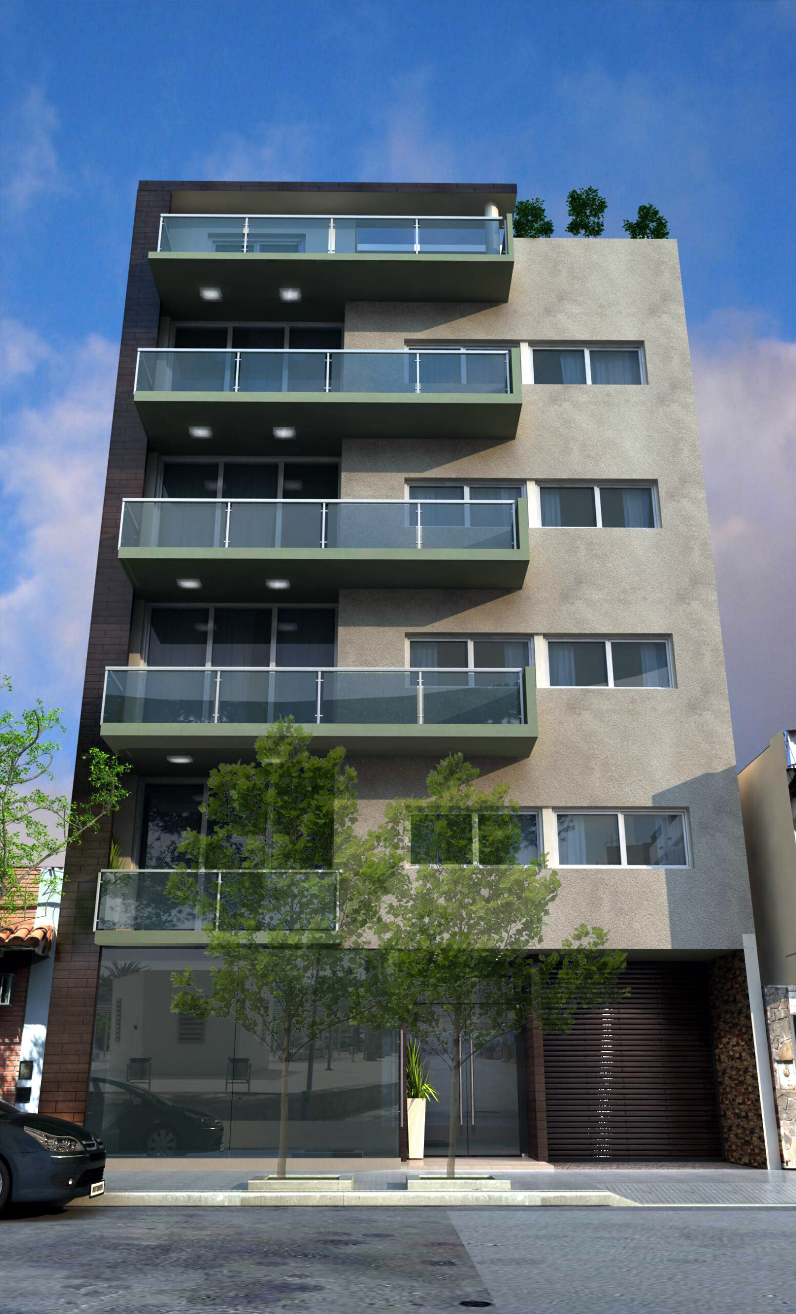 front view of a building