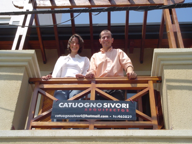 jose and carolina, owners of catuogno sivori studio